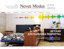 Tablet Screenshot of novus-modus.com
